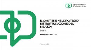 Dibattito Pubblico San Siro secondo incontro 5 ottobre 2022